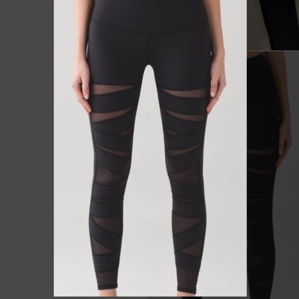 Lulu Lemon Wunder Under Mesh Tight